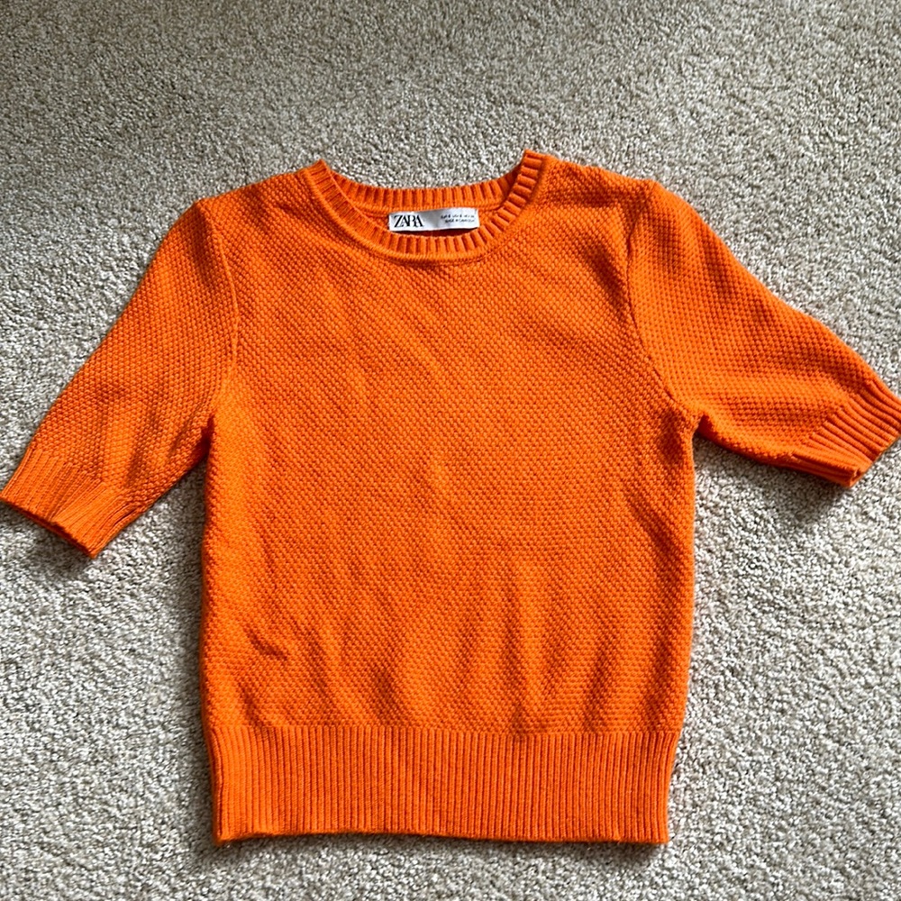 Zara Short Sleeve Sweater